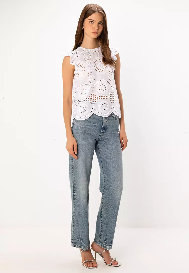 Marga Zindy Life Cap Sleeve Top