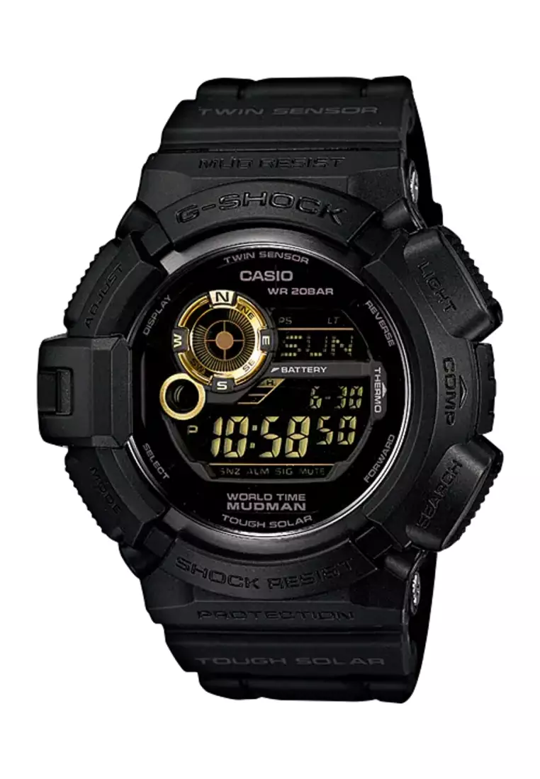 G shock black clearance and gold digital