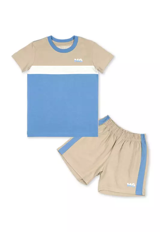Boys T-Shirt Combi with Short Set