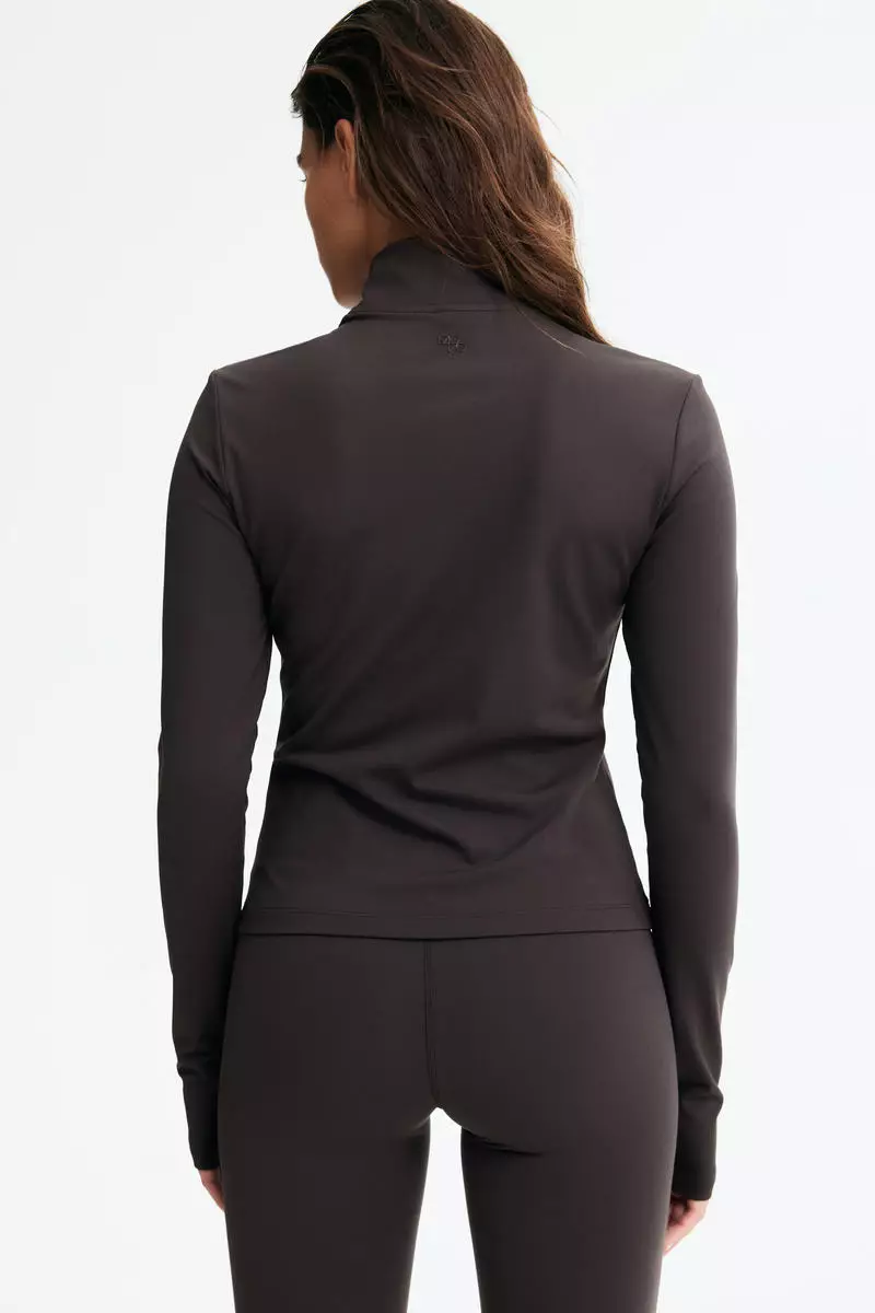 Zip-through sports jacket with SoftMove™