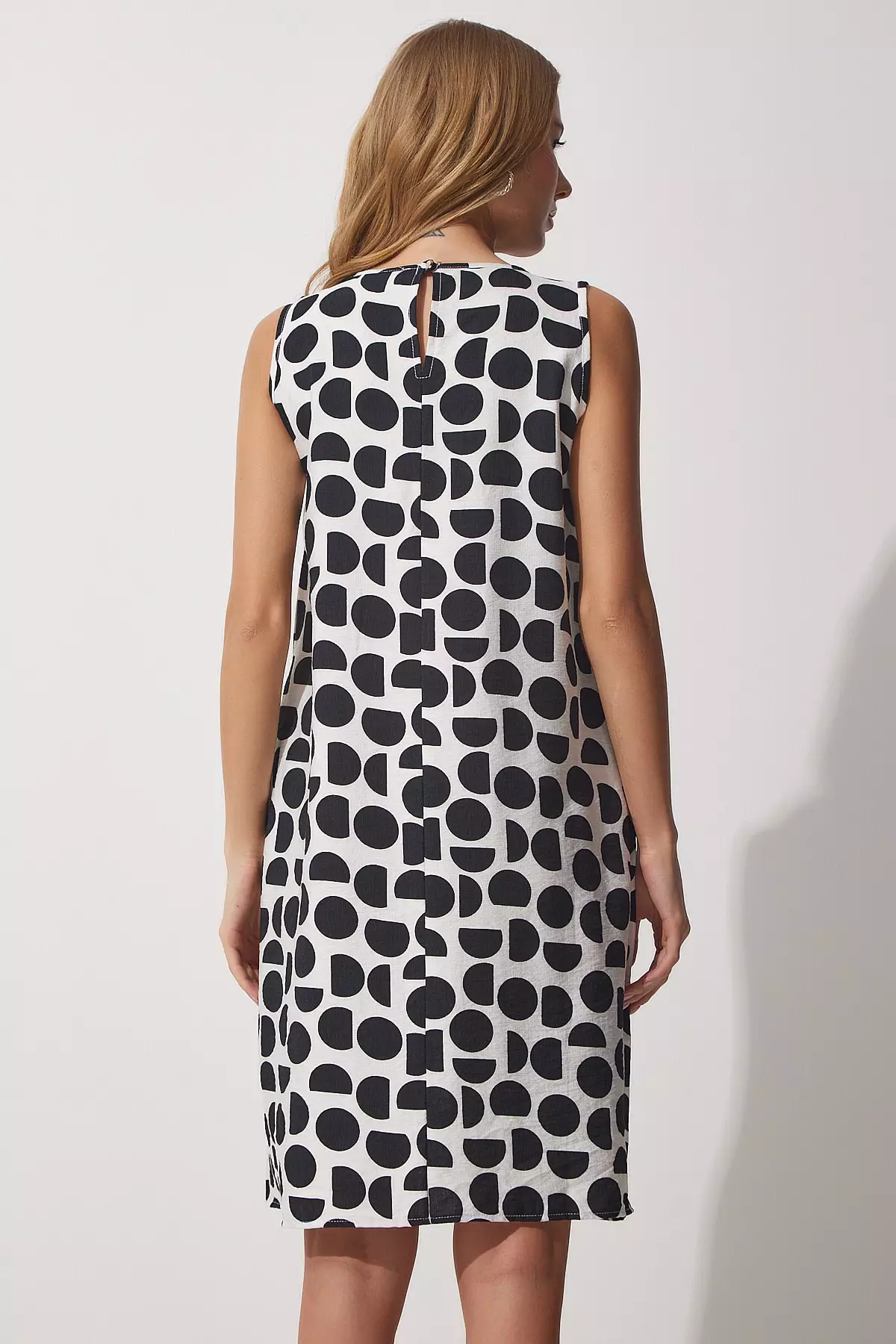 Patterned Mini Summer Dress