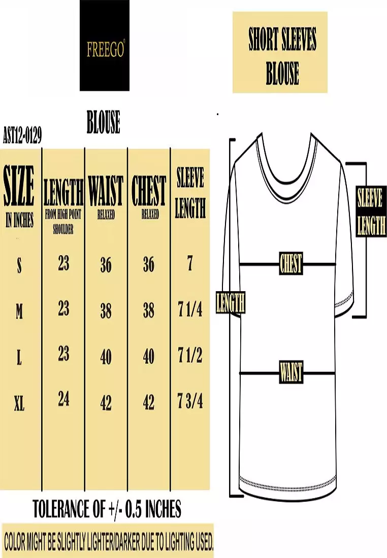 Special Ribbing Plain Knits Short Sleeves Blouse