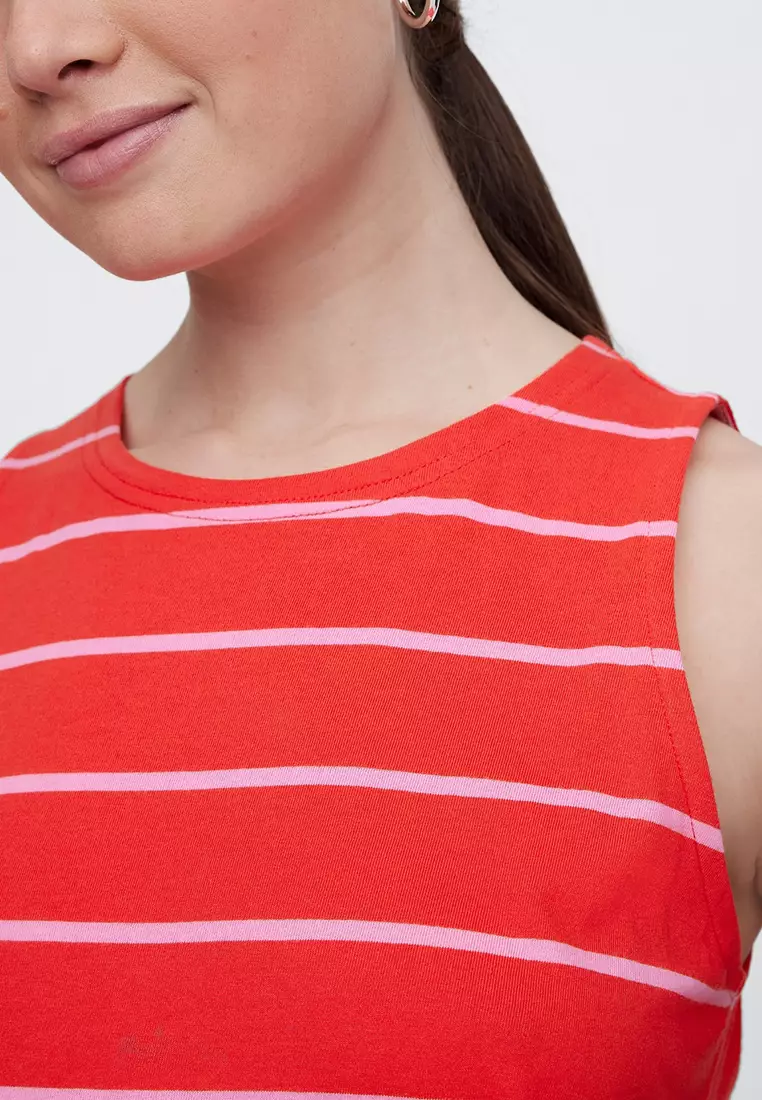 Sleeveless Shift Mini Dress