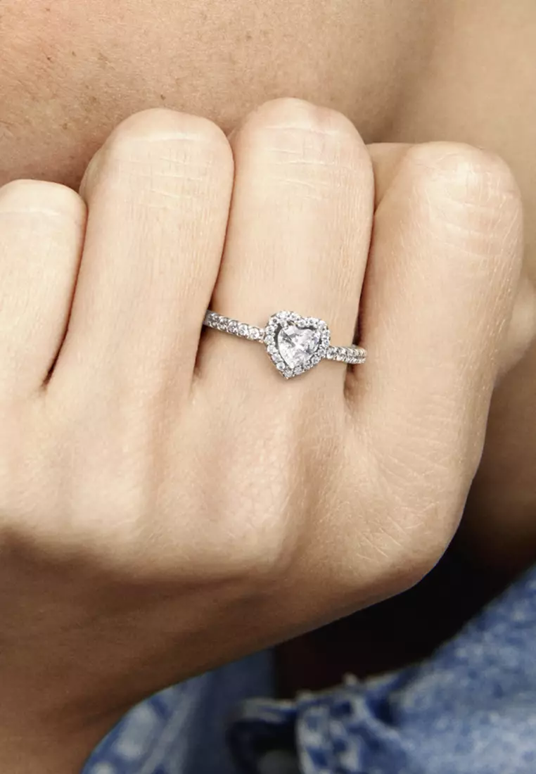 Pandora Elevated Heart Ring