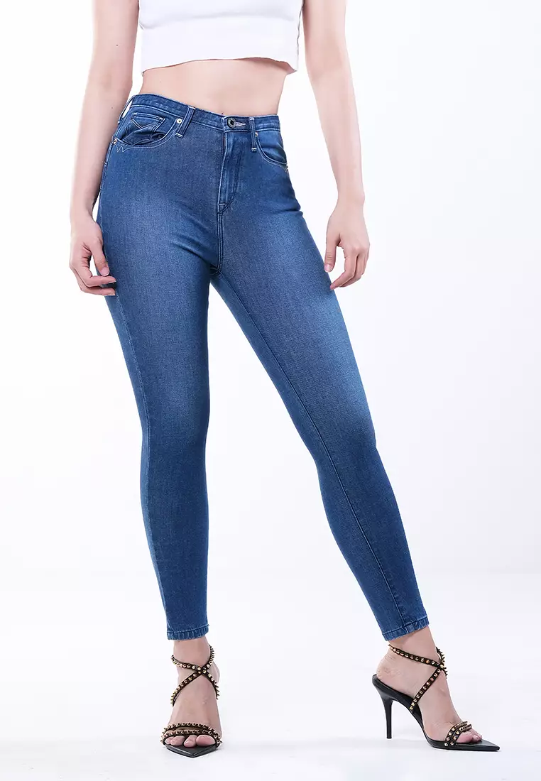 Buy JAG Jag Ivana Jeans in Faded Denim Blue 2024 Online | ZALORA ...