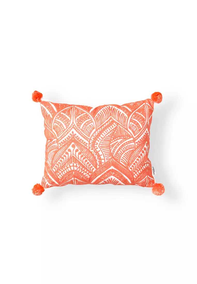 Buy marshmalloh Muir Beach Throw Cushion Coral 2023 Online ZALORA