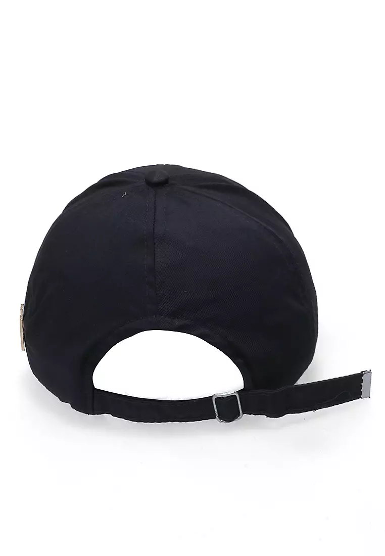 Drsh Topi Baseball Unisex Casual Sport Motive Stars Adjustable Material Cotton ORIGINAL - Black
