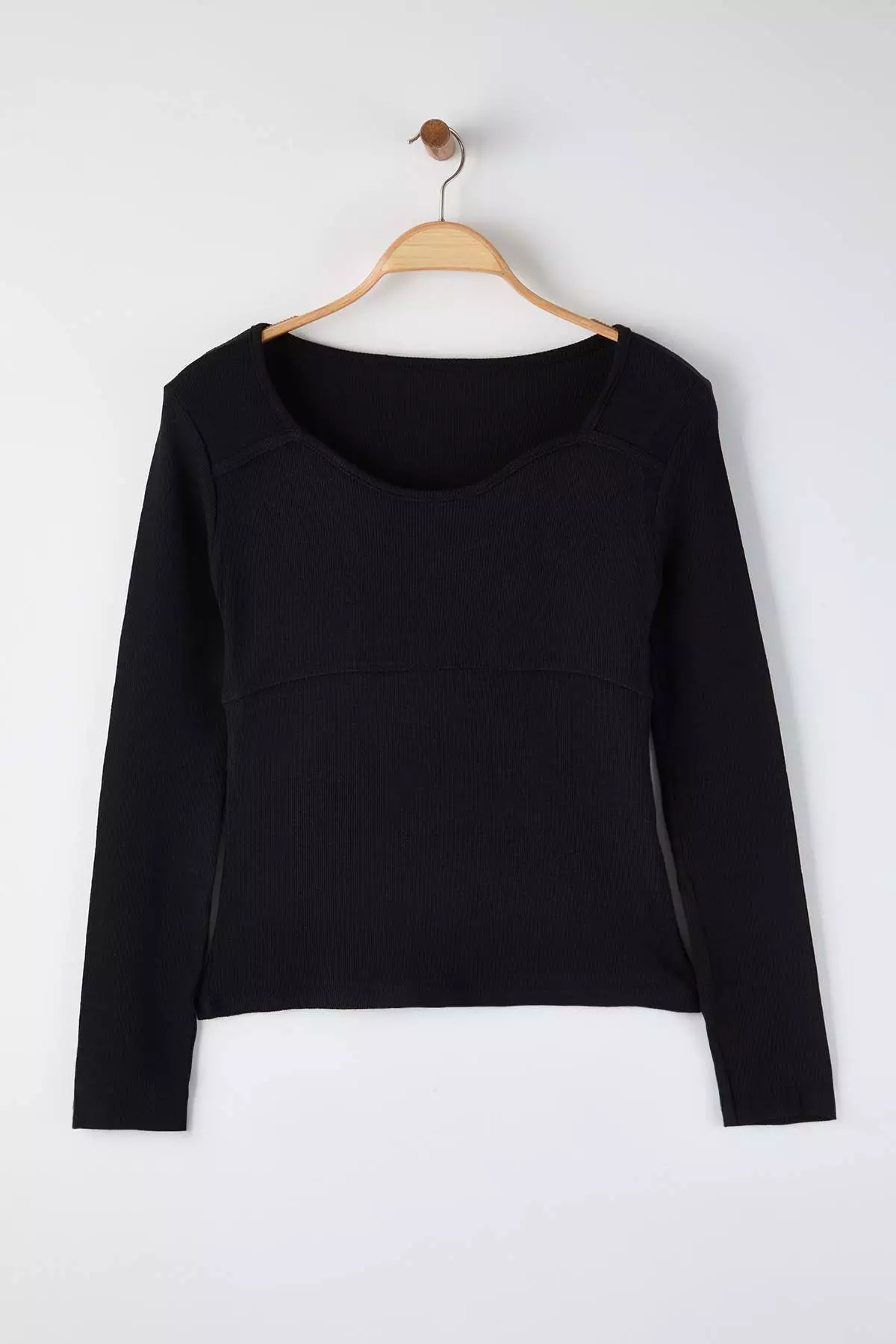 Black Camisole Crop Knitted Plus Size Blouse Tbbaw26Af00057