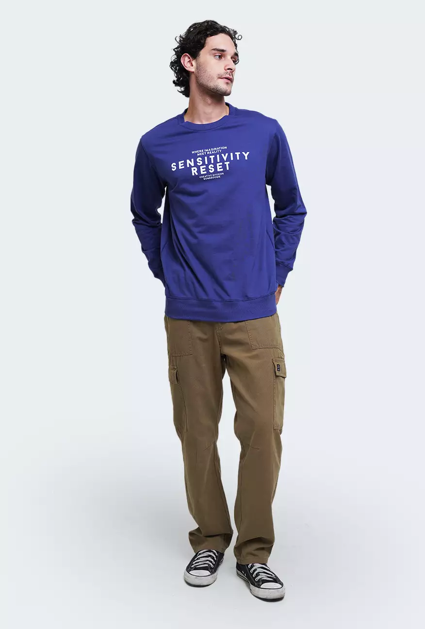 Sweater Pria Snooby Mazarine