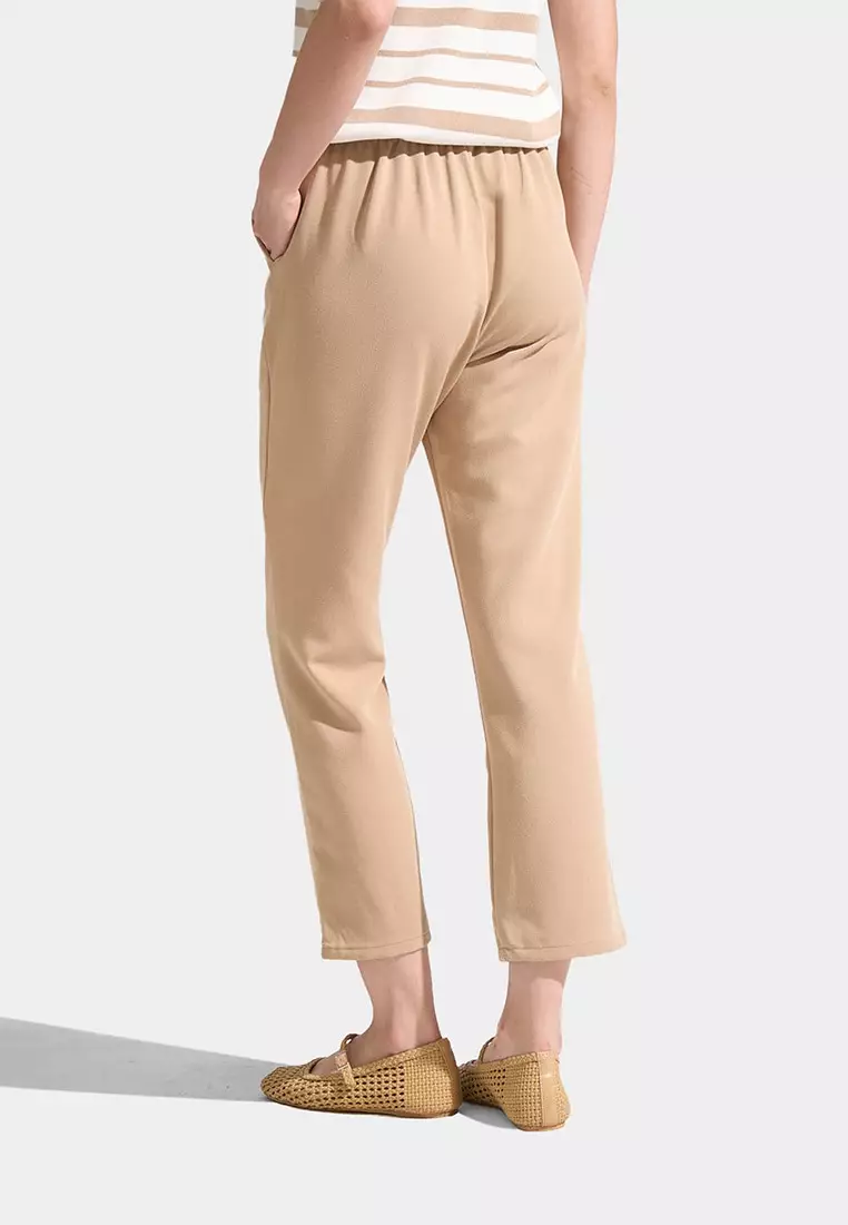 Pull Up Tapered Trousers