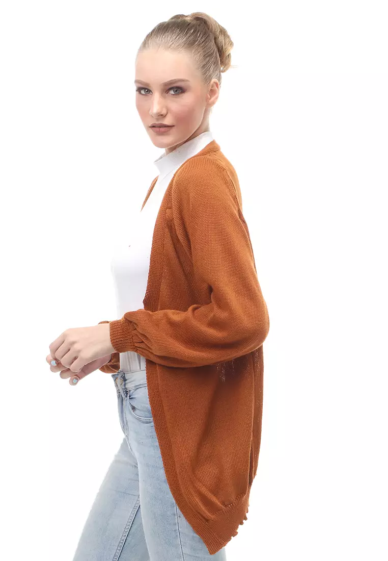 Cardigan Fashion Wanita Loose Fit Design Kasual Premium Quality - Bata