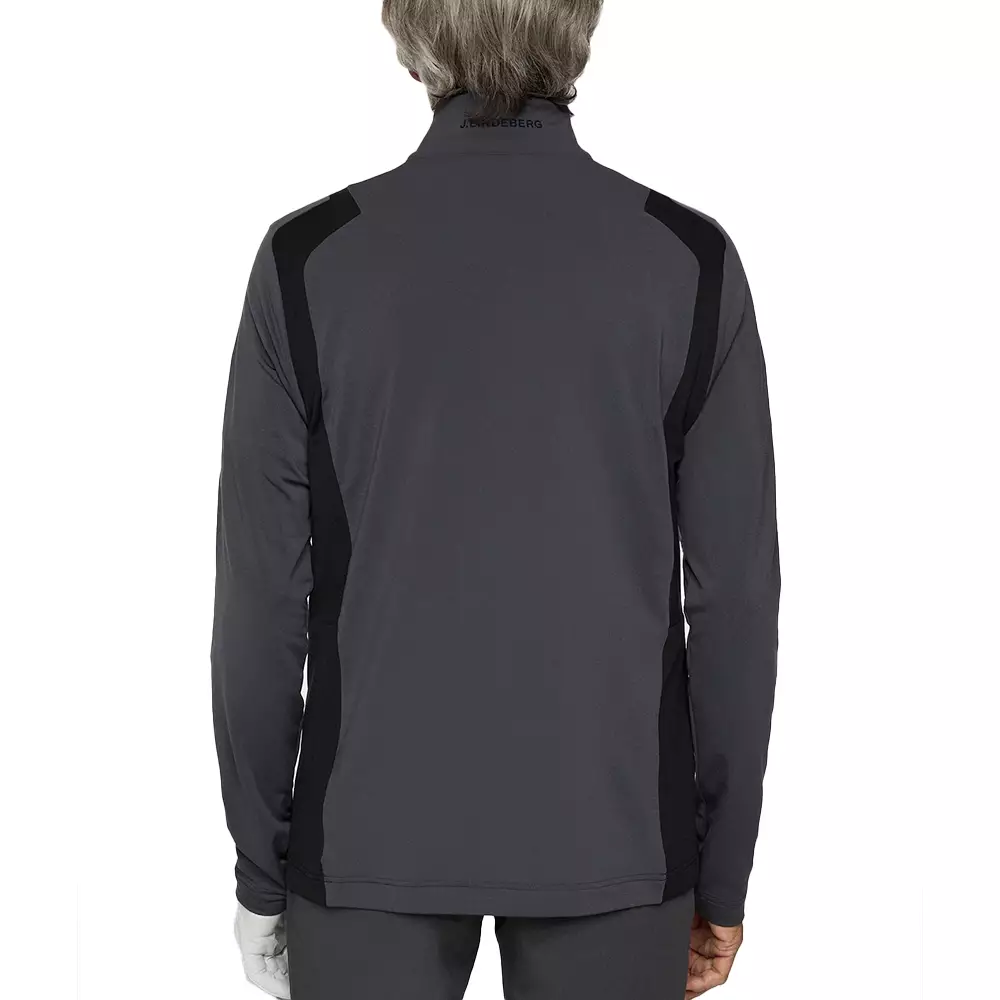 Lukas Quarter Zip Mid Layer Asphalt