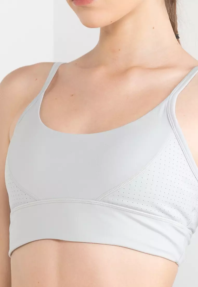 Ultra Soft Panelled Crop Sports Bra