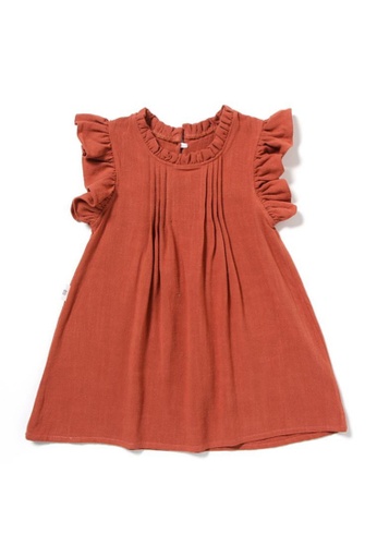 RAISING LITTLE red Issina Dress 6B607KAB6AF9E4GS_1