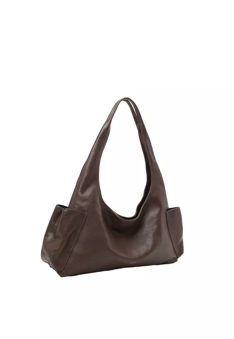 LEXI Side Pocket Hobo Bag II - Cacao