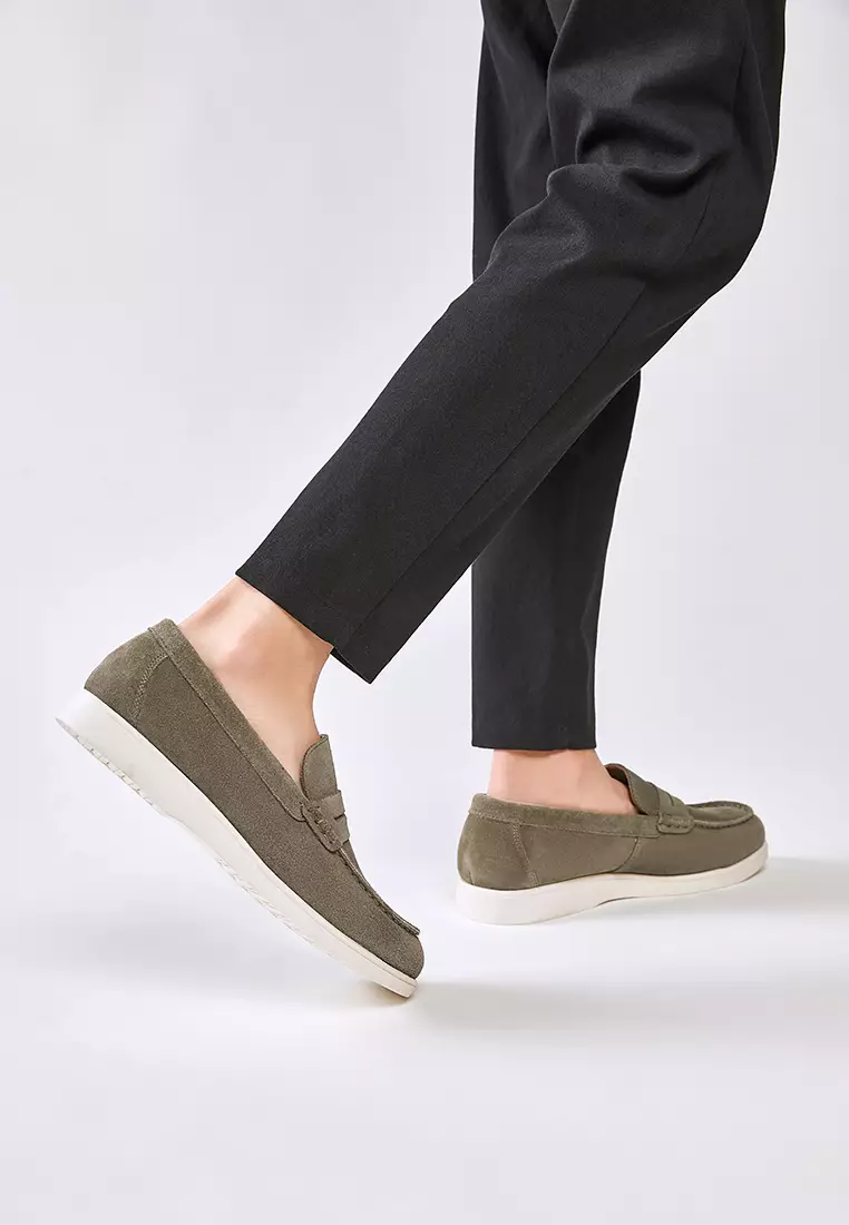 Cow Suede Penny Loafers KB8848-2