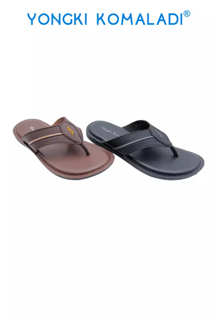 YONGKI KOMALADI LEON SANDAL OL-ESRF485-25 HITAM