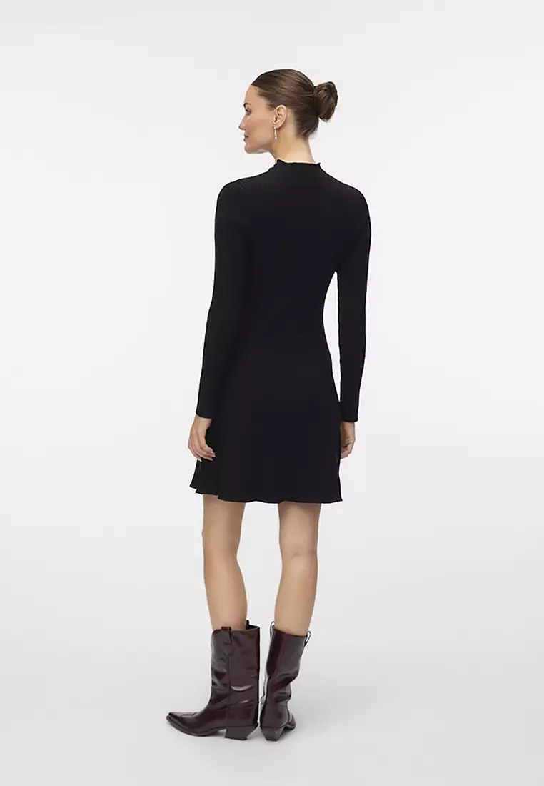 long elegant dress Oh Polly long sleeve bodycon hot fix embellished maxi dress in brown