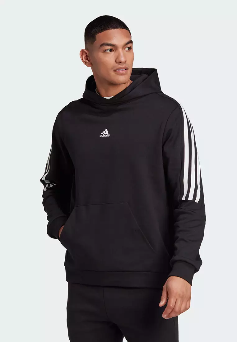 adidas originals lock up poly full zip hoodie