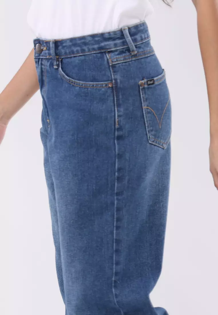 Denim Wide Leg Pants