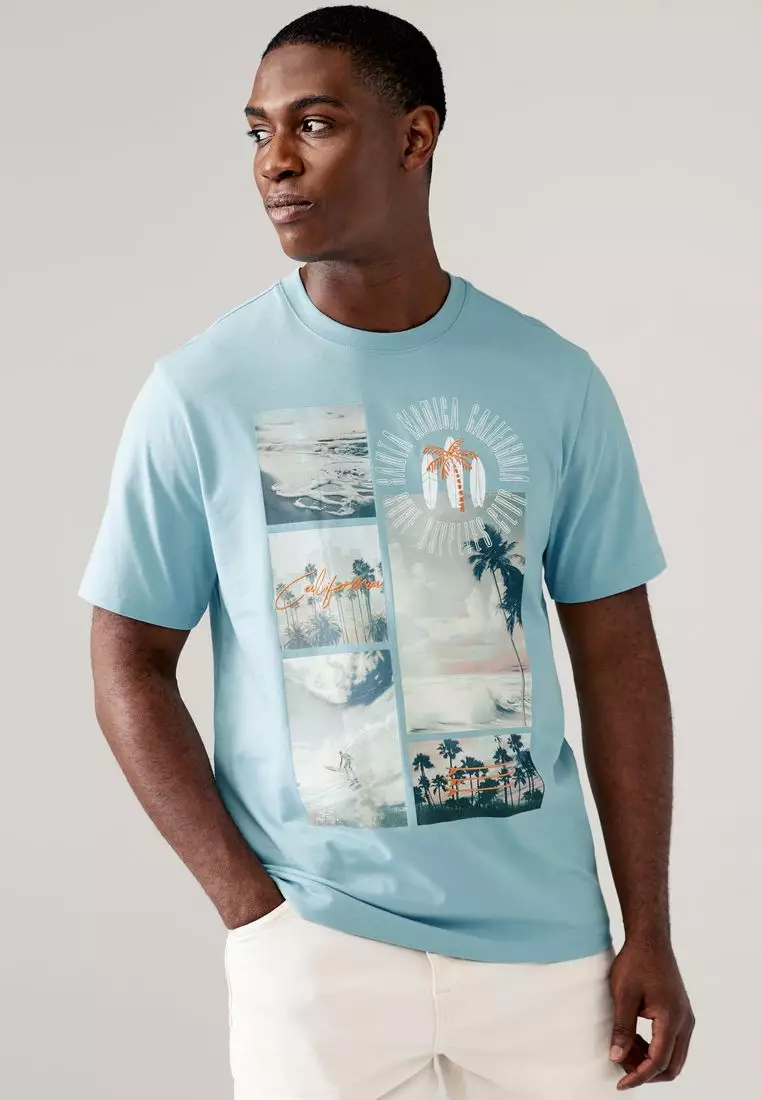 Buy NEXT Beach Graphic T-Shirt 2025 Online | ZALORA