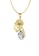 Her Jewellery gold Cupid Pendant (Yellow Gold) - Made with premium grade crystals from Austria 8F1AAAC3C749DAGS_2