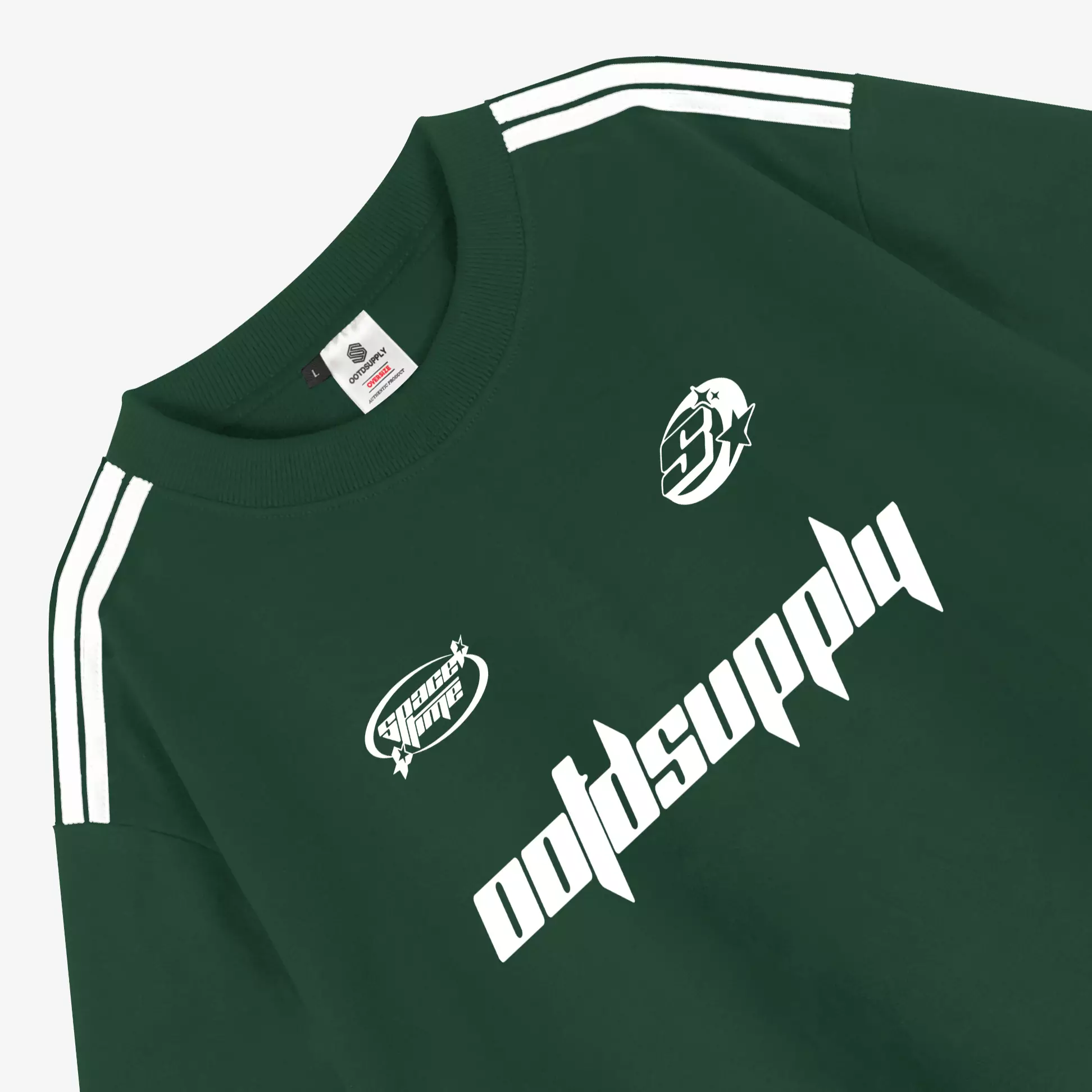 OOTDSUPPLY Oversized One Set (Atasan) Baby Terry Space Time 5th Colours l Oversize Tshirt | Kaos OneSet OSA001