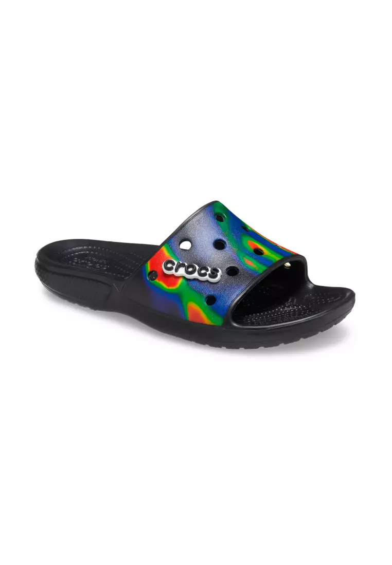 crocs classic graphic slide