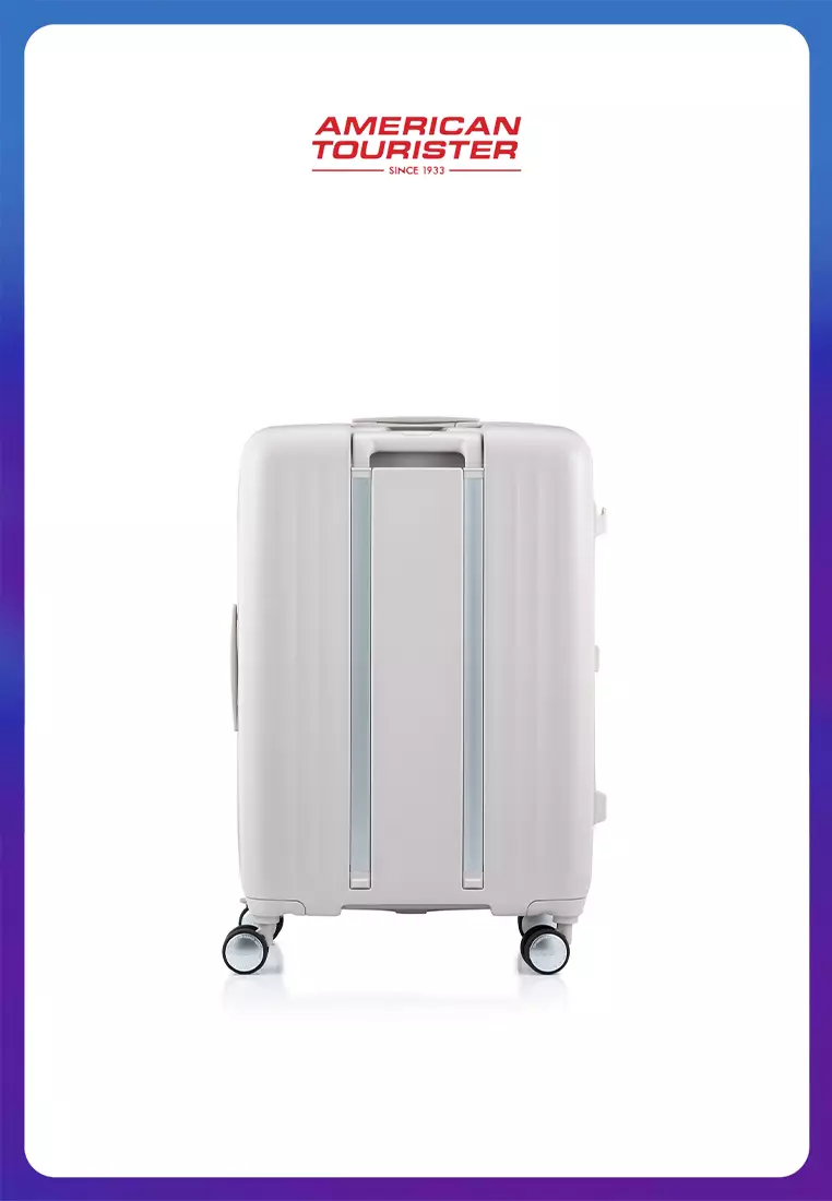 American Tourister Koper Hardcase Tranto Spinner Medium 25 Inch EXP TSA BO - Warm Grey