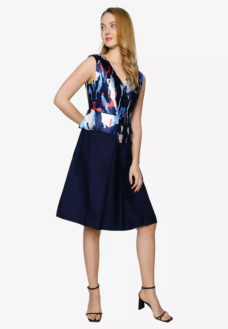 A-line Dress With Floral Prints