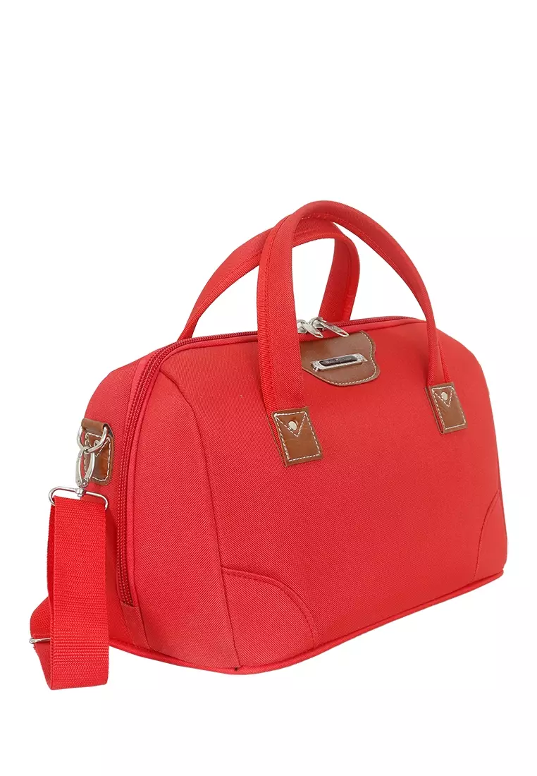 Tas Jinjing - Tote Bag Travel Time 6189 - 14 inch Red