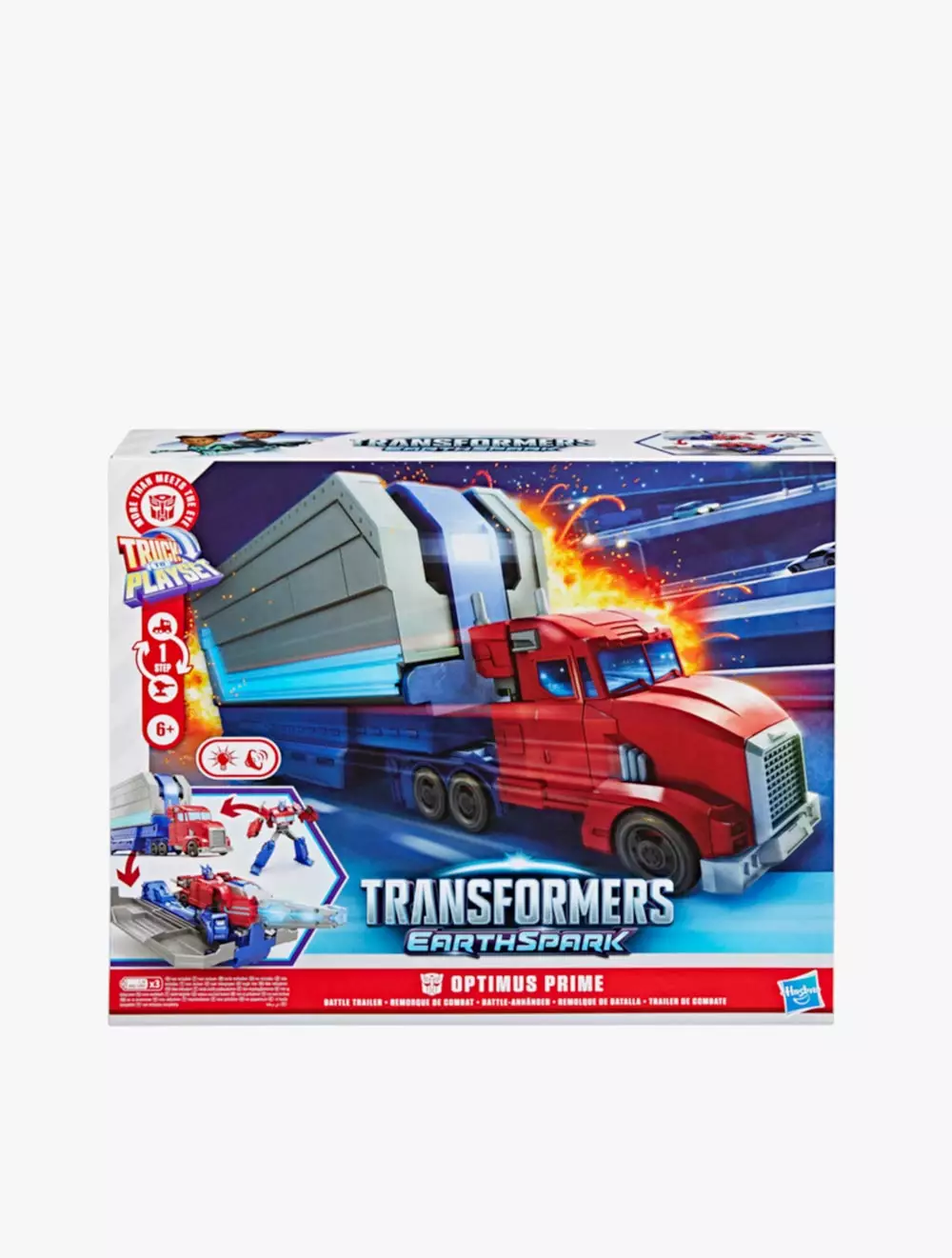 Transformers EarthSpark Optimus Prime Battle Trailer - TFOG0750