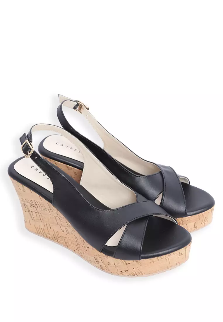 Jual Cavasso Pamela Wedges Original 2026 | ZALORA Ind…