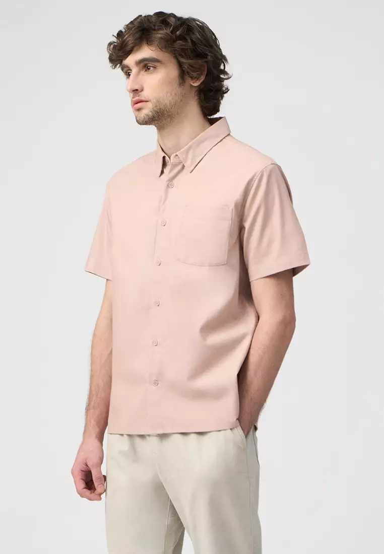 Regular Fit Linen Shirt