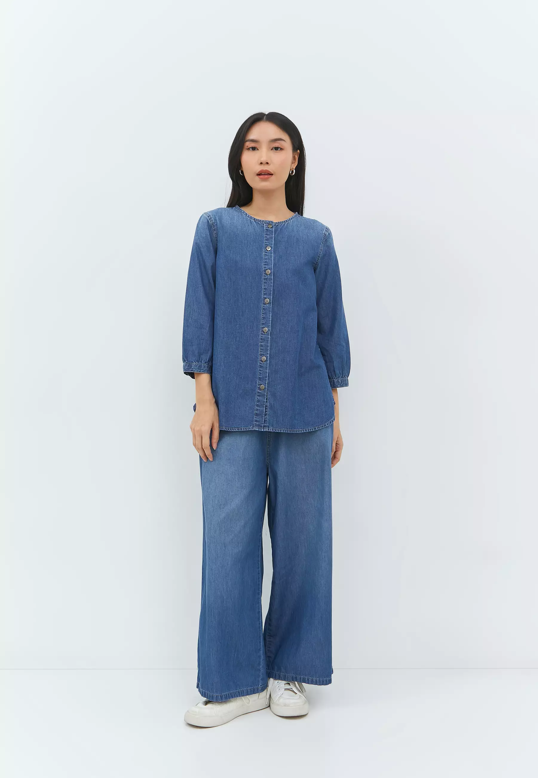 Clare Blue Blouse (G.13130) 