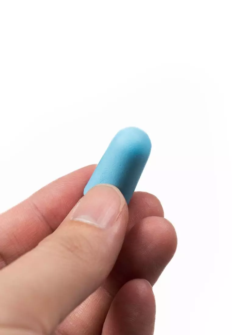 Crossing Soft Foam Earplugs 6 Pairs - Blue/Grey