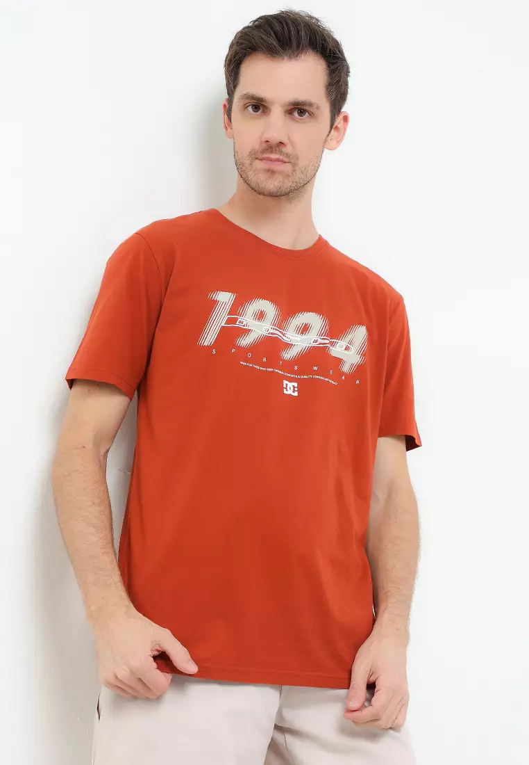 Fuzzy Wax Diagonal Tee 1/4 [four] - L main image 1