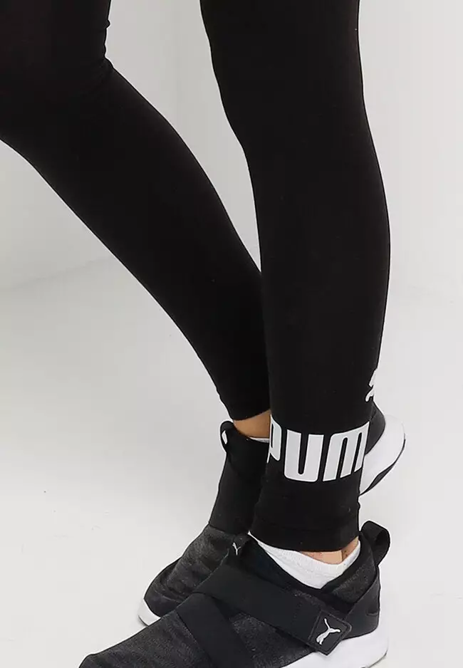 ESS+ Metallic Leggings Puma Black-Silver