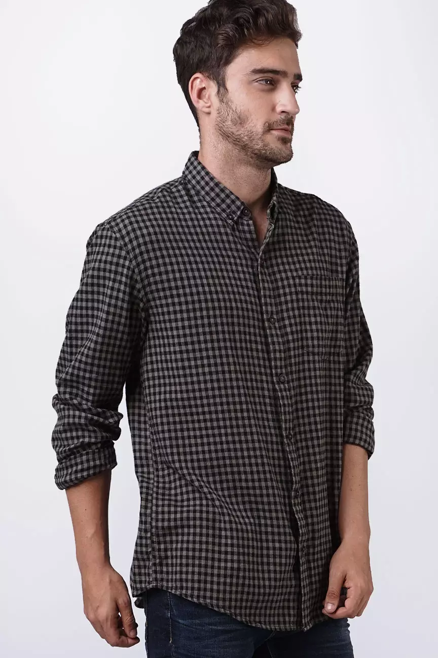 Kemeja Flanel Pria Regular Flatner