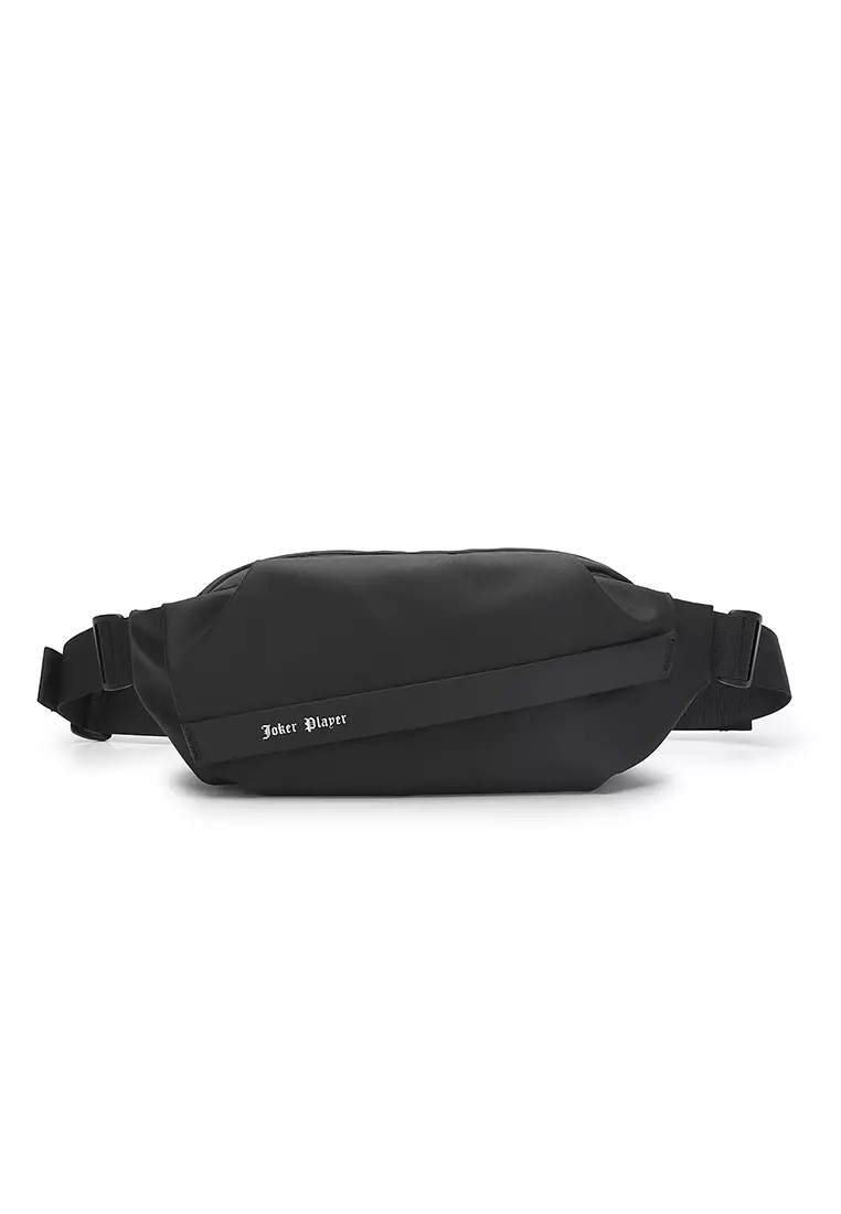 Men's Waist Bag / Belt Bag / Chest Bag - Black