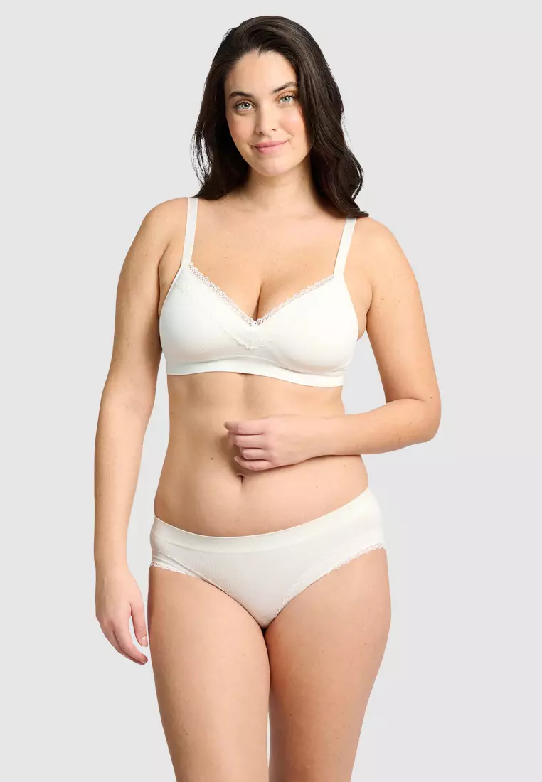 Sans Complexe Agathe Ribbed Full Coverage Shorty Underwear in Nostalgia