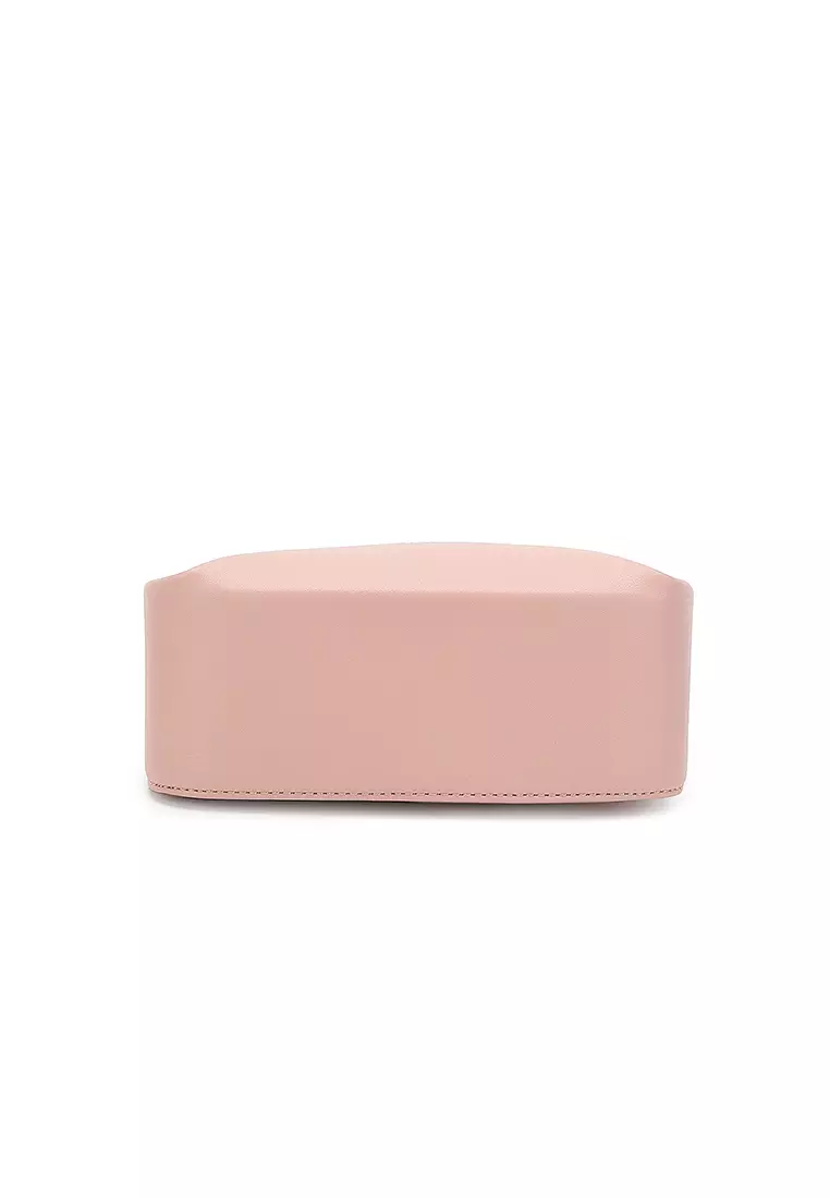 Women's Top Handle Bag / Sling Bag / Crossbody Bag (Tas Selempang / Tas Tangan) - Merah Jambu