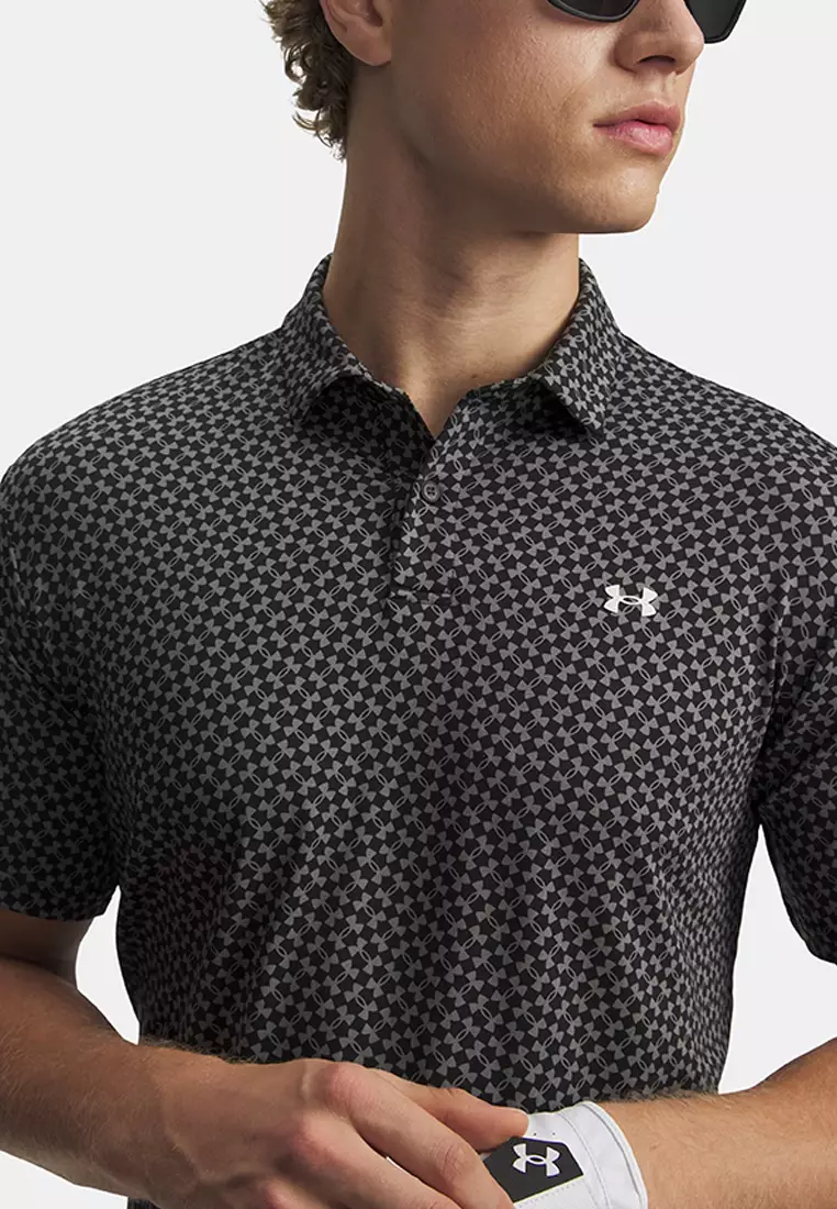 Tee To Green Printed Polo Shirt