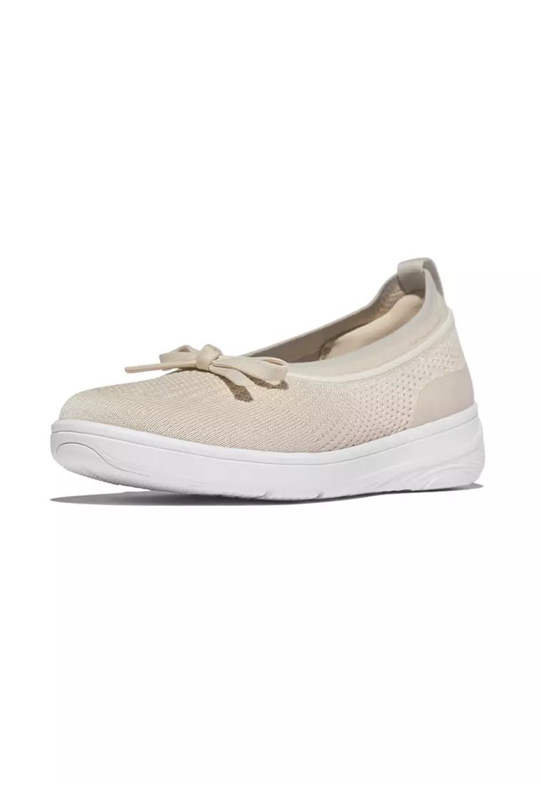 Super-q Bow Knit Ballerinas