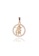 Fleur Jewelry gold Zodiac Virgo Crystal Engraved Necklace 082DAACFBCDD0CGS_3