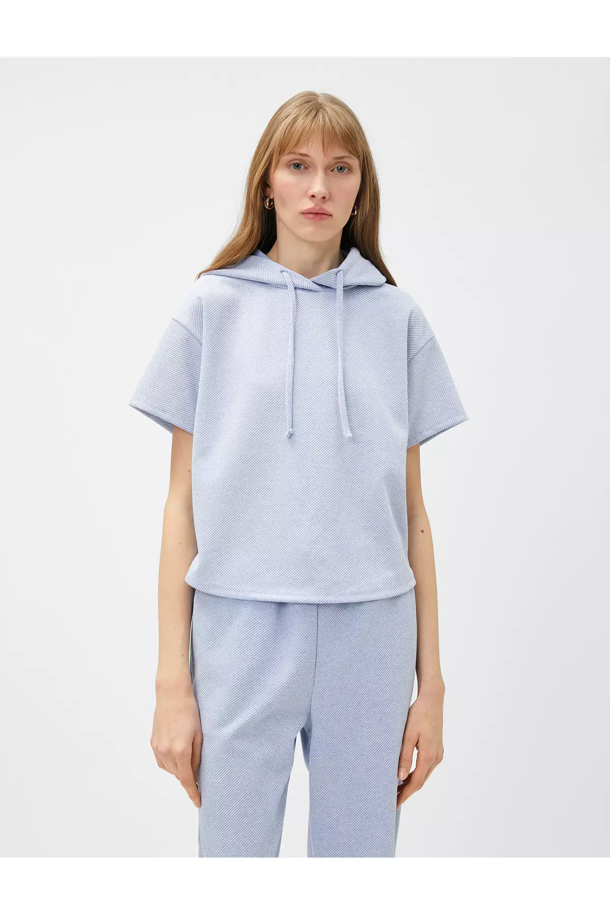 Buy KOTON Short Sleeve Hoodie 2025 Online | ZALORA