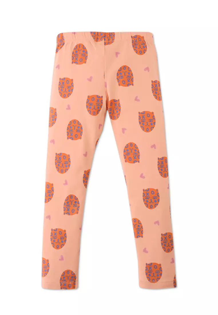 Girls Leopard Print Leggings