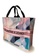 EGLANTINE black and pink EGLANTINE® X 2D4O® - "Staycation Bag" Wrinkle Free Canvas Tote Bag 108F8ACF6A9BFCGS_4