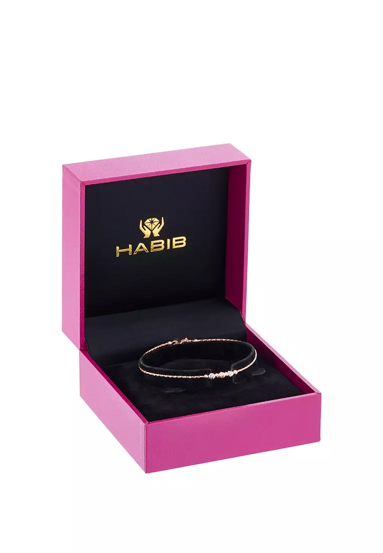 HABIB 585/14K Rose, White and Yellow Gold Bracelet 714-BR IF 06-L