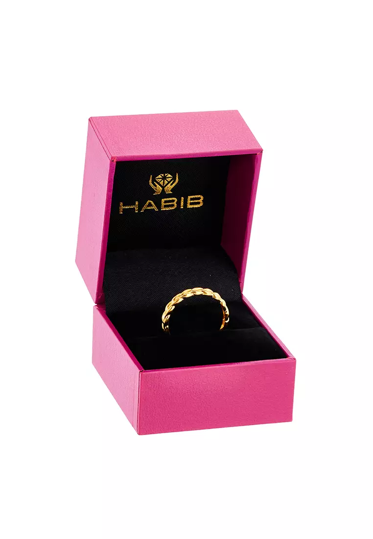 HABIB Oro Italia 916/22K Yellow Gold Ring GR54011223 (22K Gold)